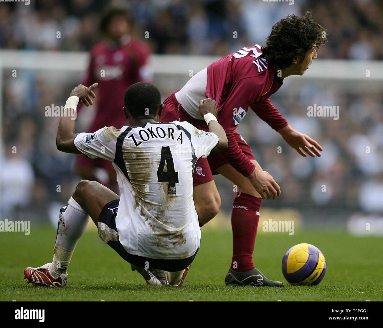 Soccer - FA Barclays Premiership - Tottenham Hotspur v Bolton Wanderers - White Hart Lane Stock Photo