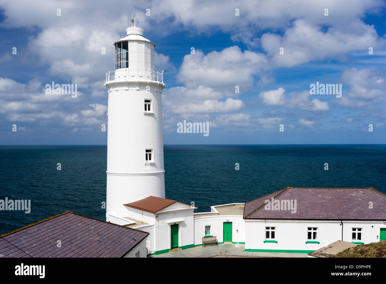 The 1847 Lighthouse At Trevose Head Near Padstow Cornwall England UK ...