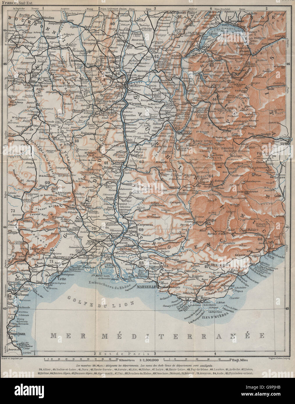 Map Of Eastern France