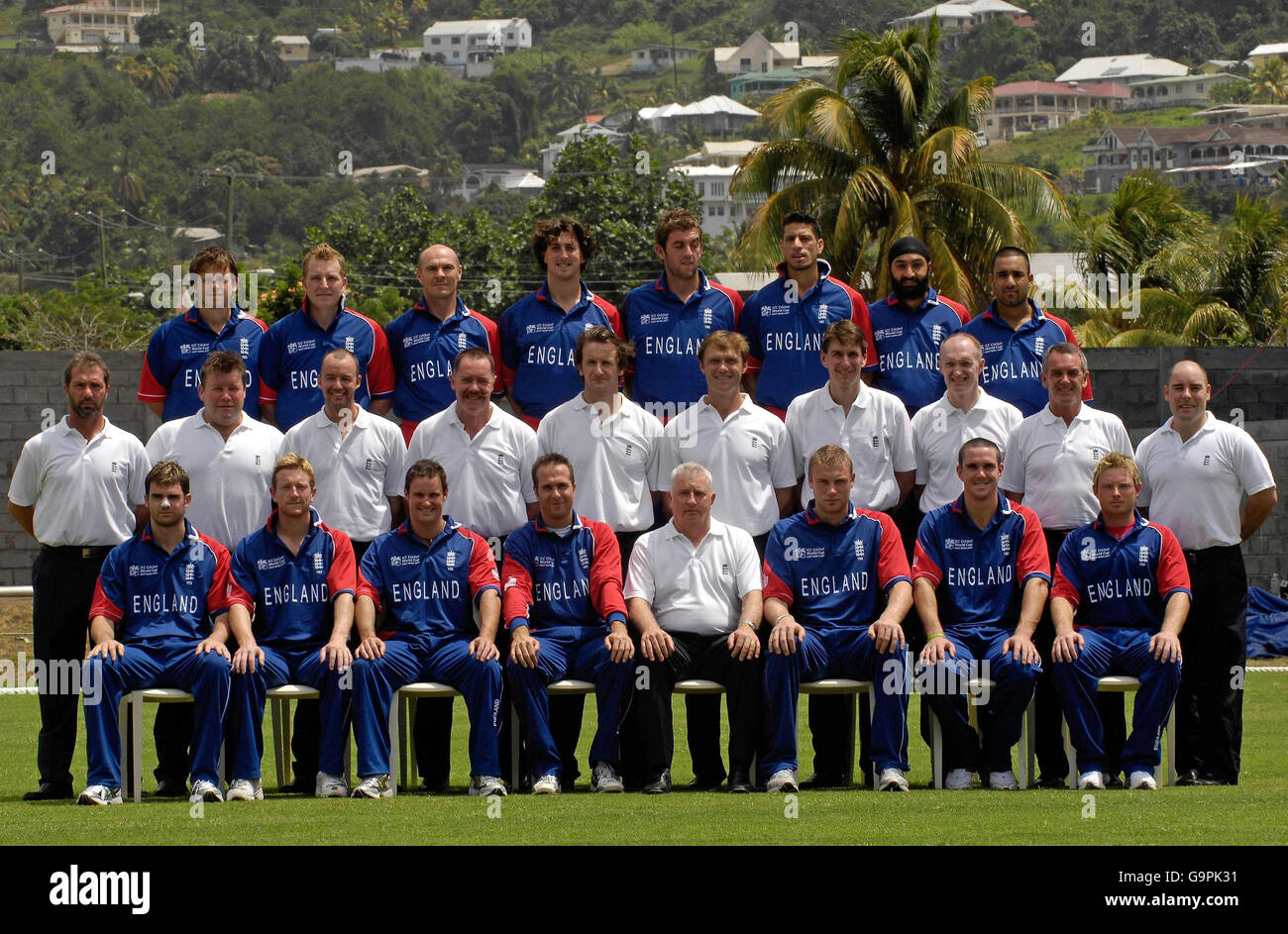 England team photo at the arnos vale sports complex hires stock