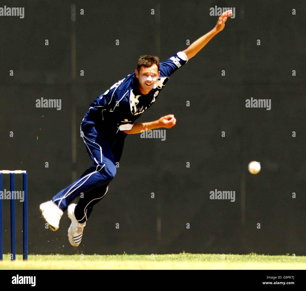 Cricket - ICC Cricket World Cup 2007 - Warm Up Match - Scotland v Sri Lanka - Barbados Stock Photo