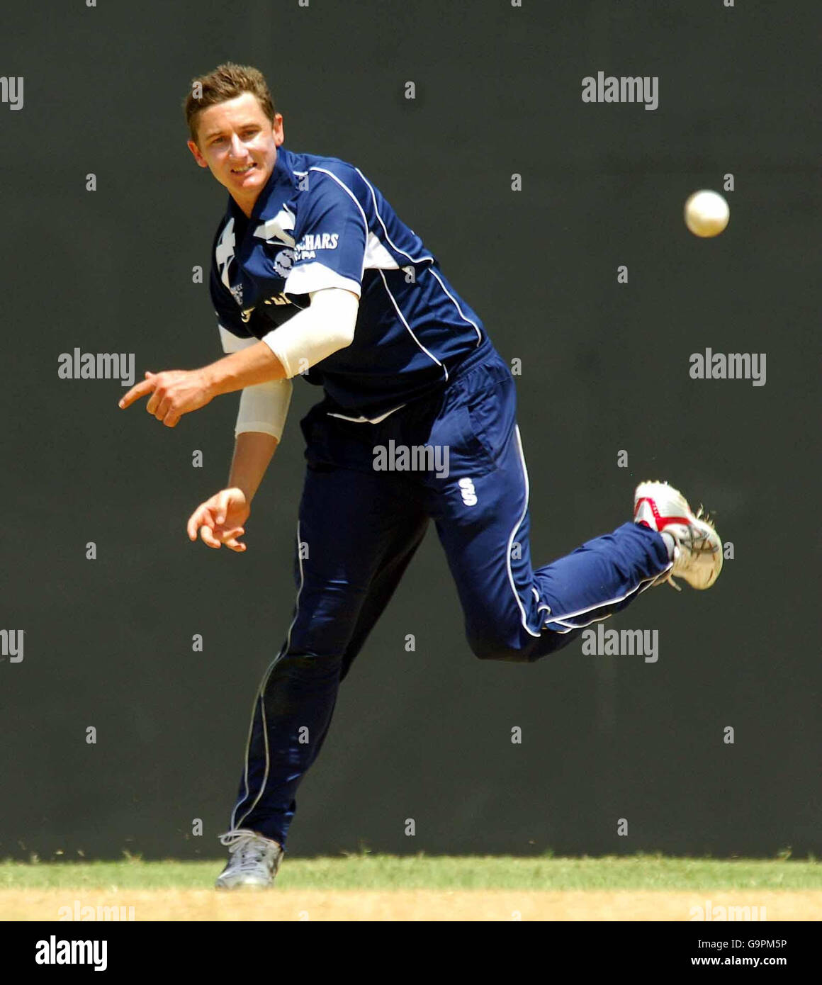 Cricket - ICC Cricket World Cup 2007 - Warm Up Match - Scotland v Sri Lanka - Barbados Stock Photo