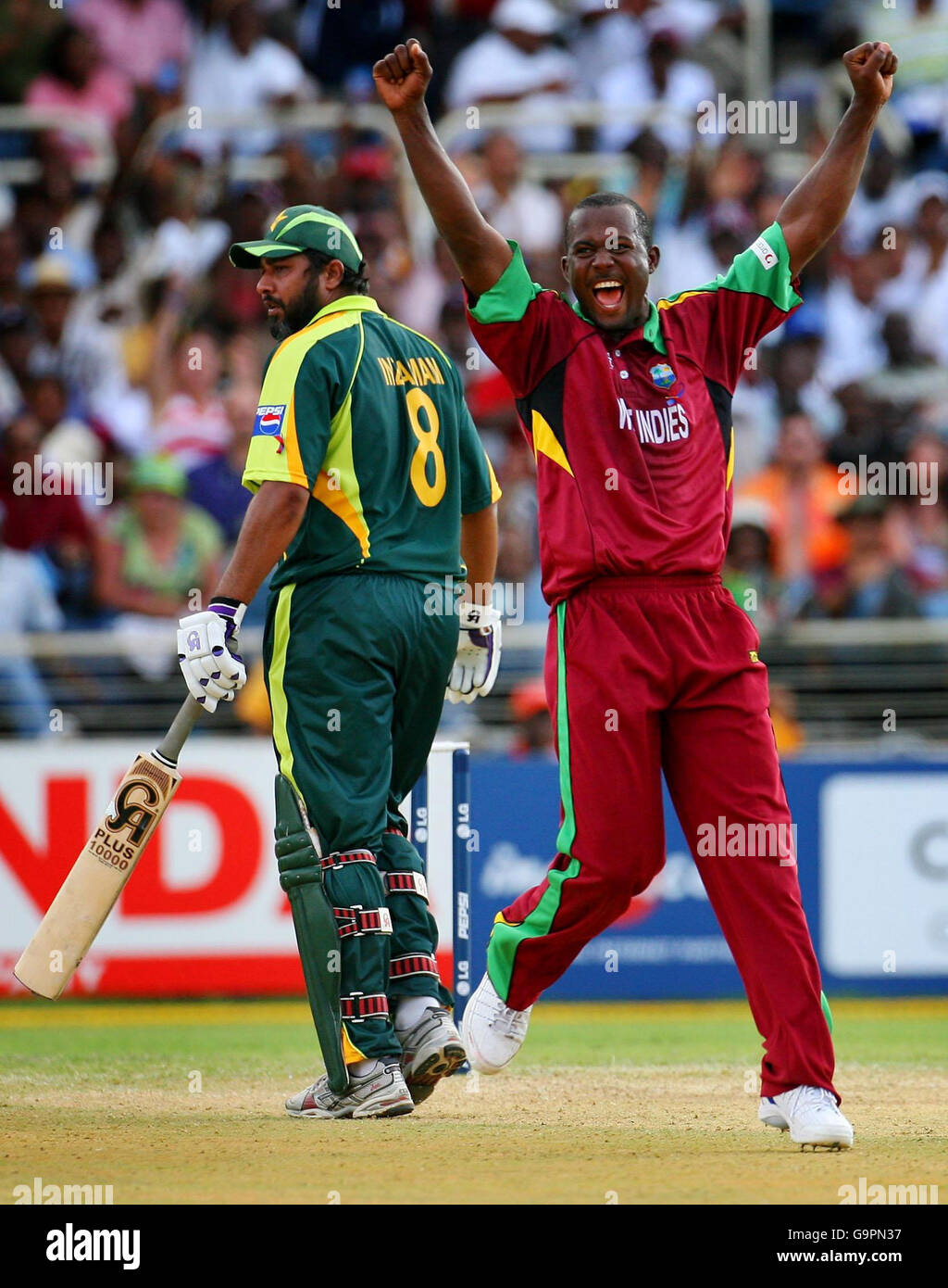 Cricket Icc Cricket World Cup 2007 West Indies V Pakistan Jamaica Stock Photo Alamy