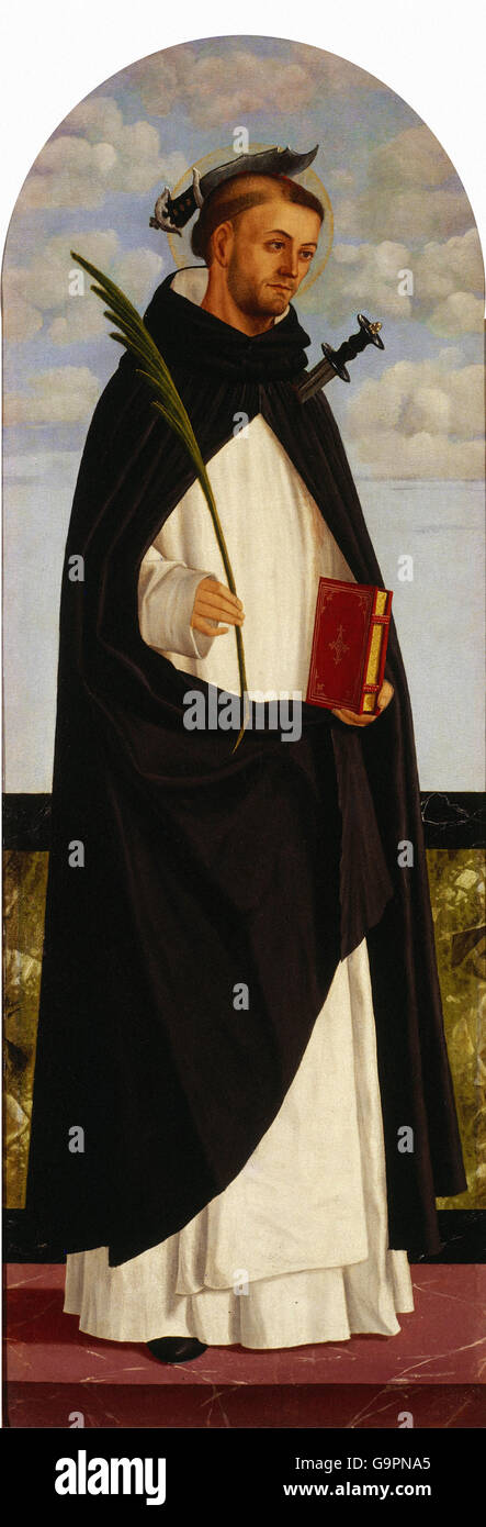 Vittore Carpaccio - Saint Peter Martyr Stock Photo