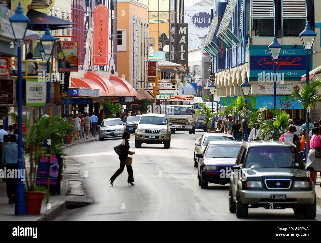 Bridgetown barbados broad street hi-res stock photography and images ...