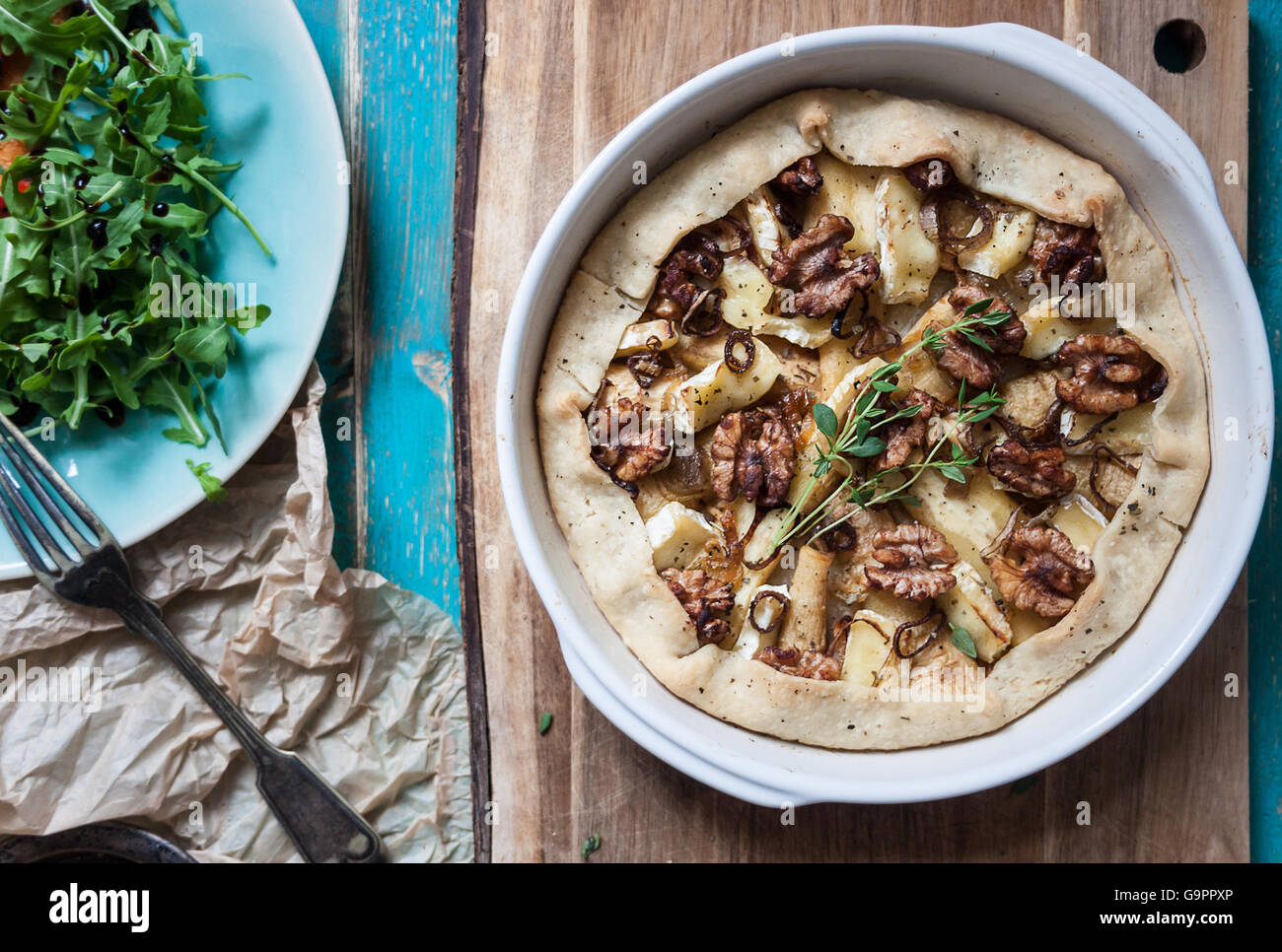 Table-top Flatlay of Vegetarian Food, Lunches Various Ingredients for Menus, Bistro, Cafe, Restaurant, Promo Campaigns Social Media Stock Photo
