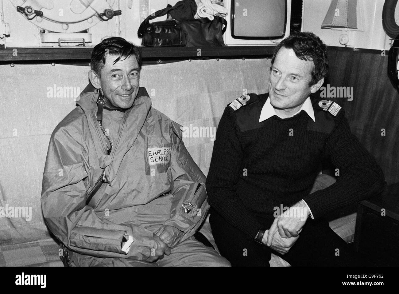 Falklands War - Task Force commanders Stock Photo