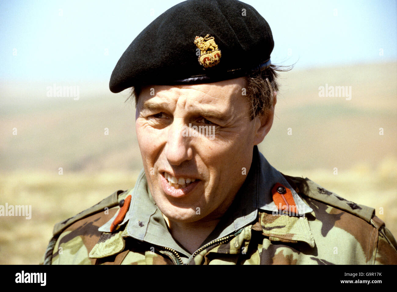 Falklands War - Lieutenant Colonel Holt Stock Photo