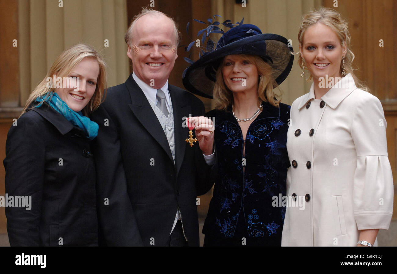 Former Football Association executive director David Davies with family