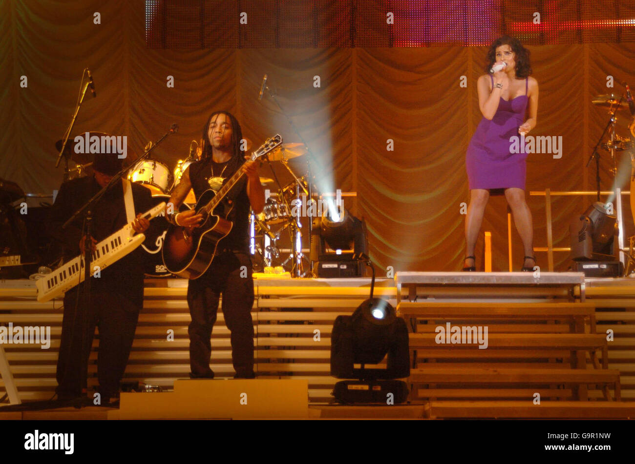 Nelly Furtado in concert London. Nelly Furtado live in concert at the