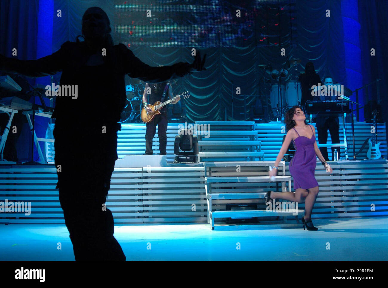 Nelly Furtado in concert London Stock Photo Alamy