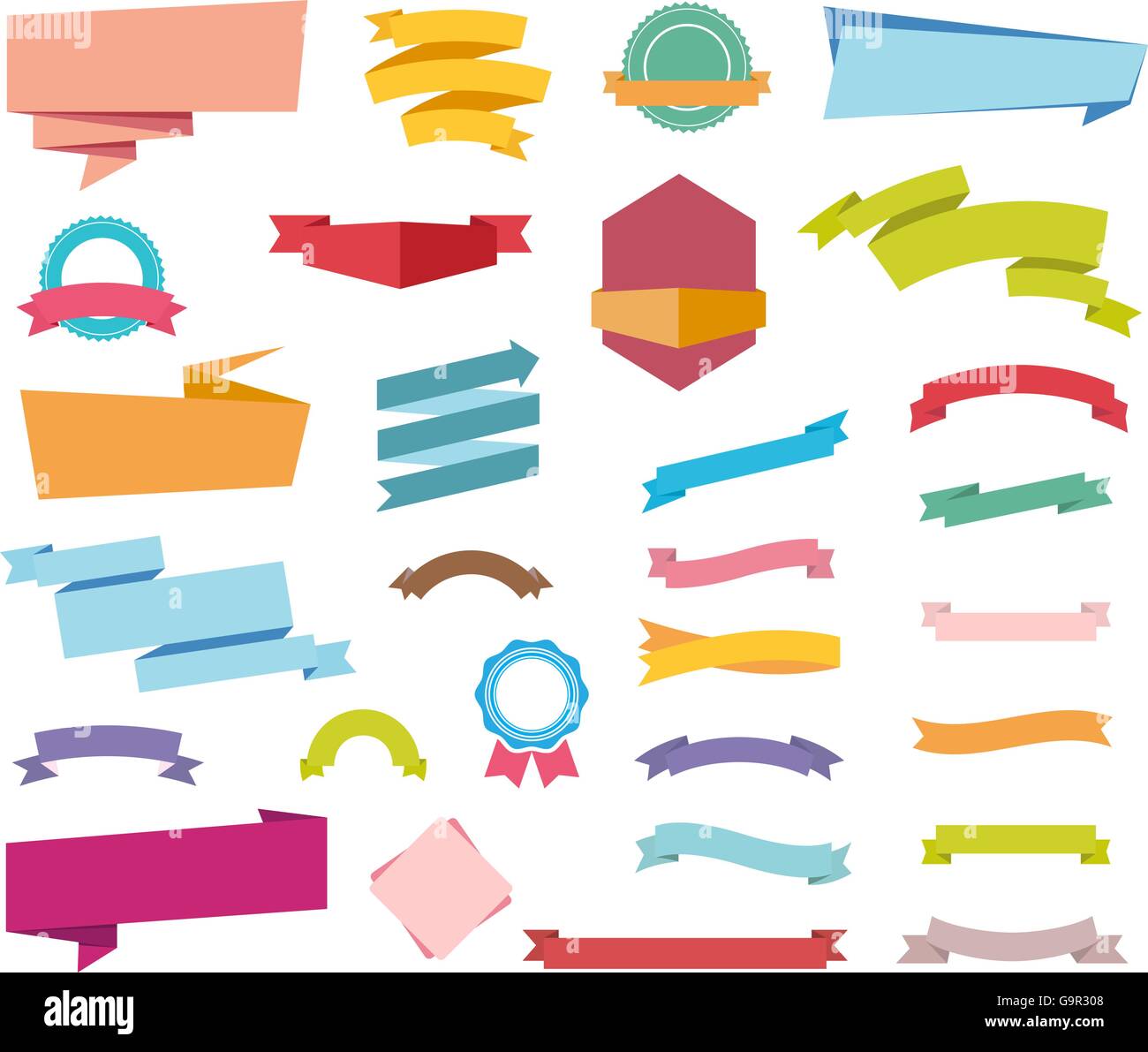 This image is a vector file representing Labels Stickers Banners vector