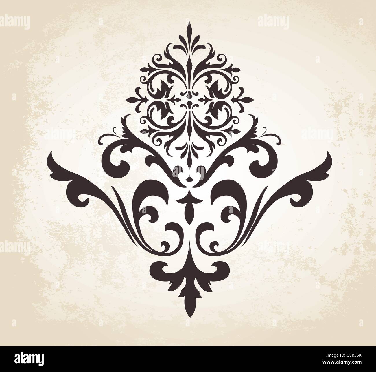 This image is a vector file representing a Vintage Vector Decorative Ornament. Stock Vector