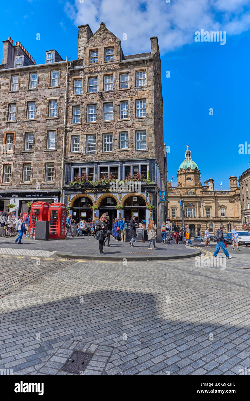 The Royal Mile  Edinburgh Stock Photo