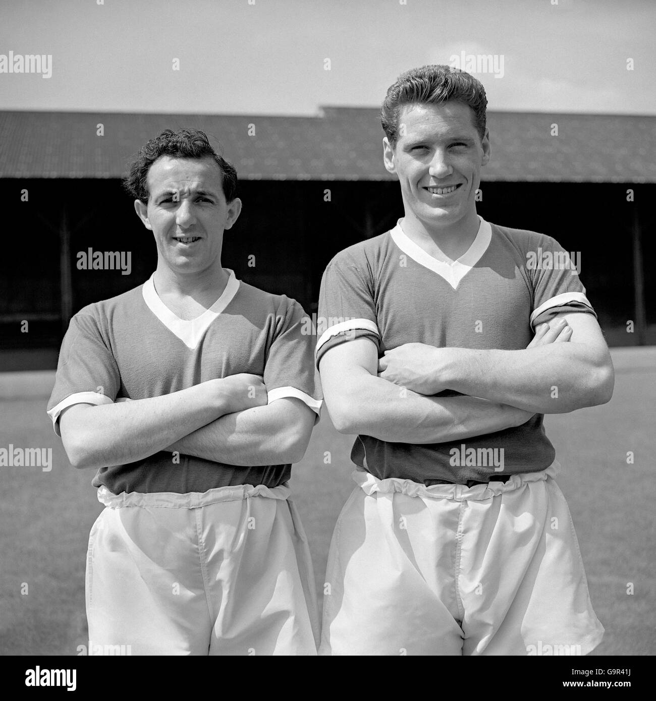 Soccer - Leyton Orient Photocall. Ken Flint (l) and Eddie Lewis (r) Stock Photo