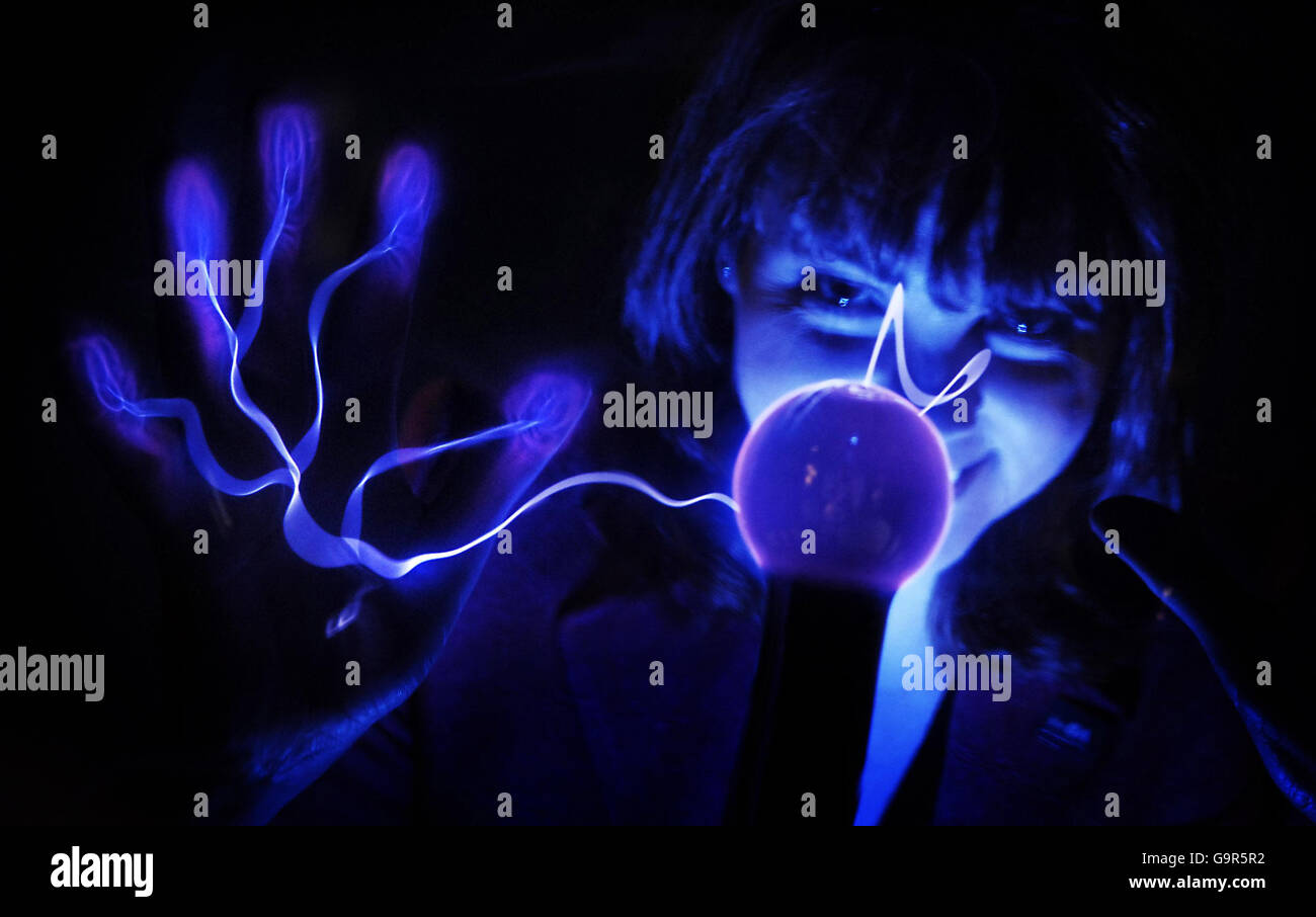 Plasma Ball Hands High Resolution Stock Photography and Images - Alamy