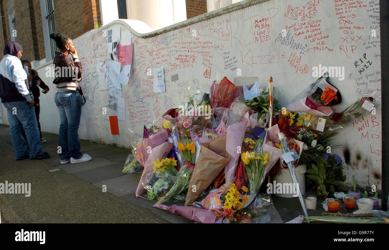 Teenager murdered in Hammersmith Stock Photo Alamy