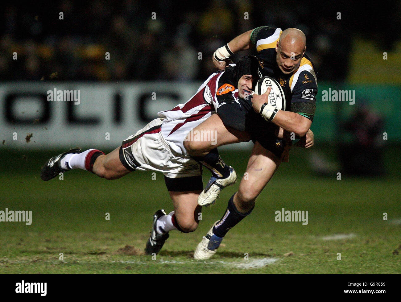 Rugby Union - Guinness Premiership - Worcester Warriors v Newcastle Falcons - Sixways Stadium Stock Photo