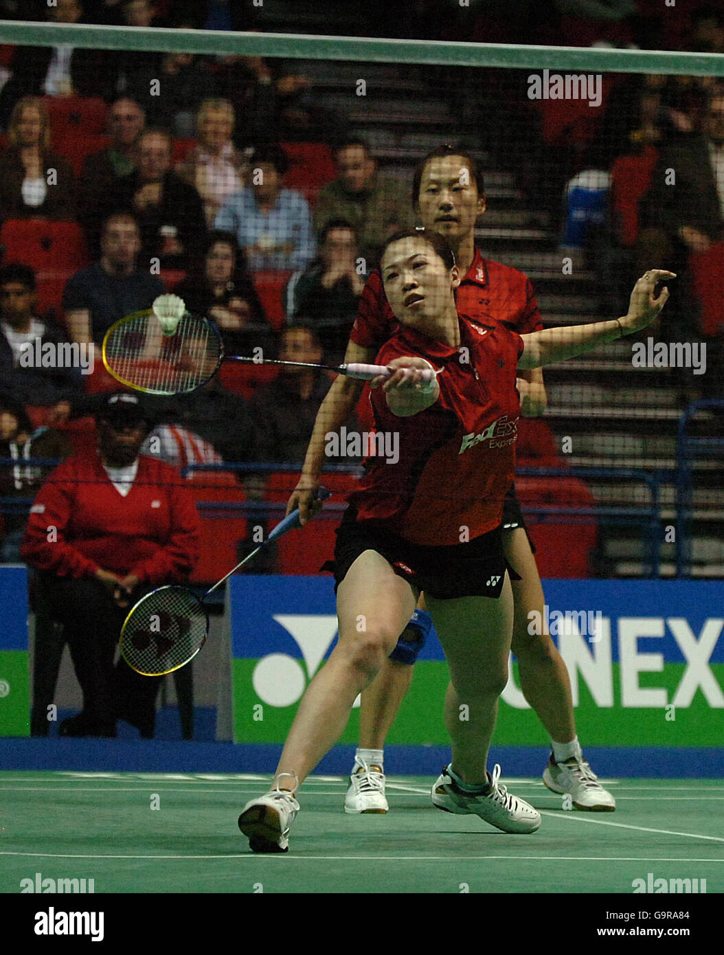 Badminton - Yonex All England Open Championships 2007 - National Indoor Arena. China's Gao Ling and Huang Sui Stock Photo