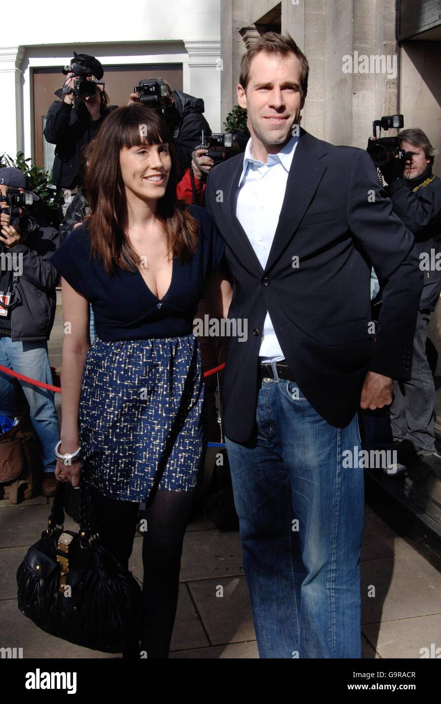 Greg Rusedski And Lucy Rusedski Arrive At The TRIC Television Radio Greg Rusedski And Lucy Rusedski Arrive At The TRIC Television Radio