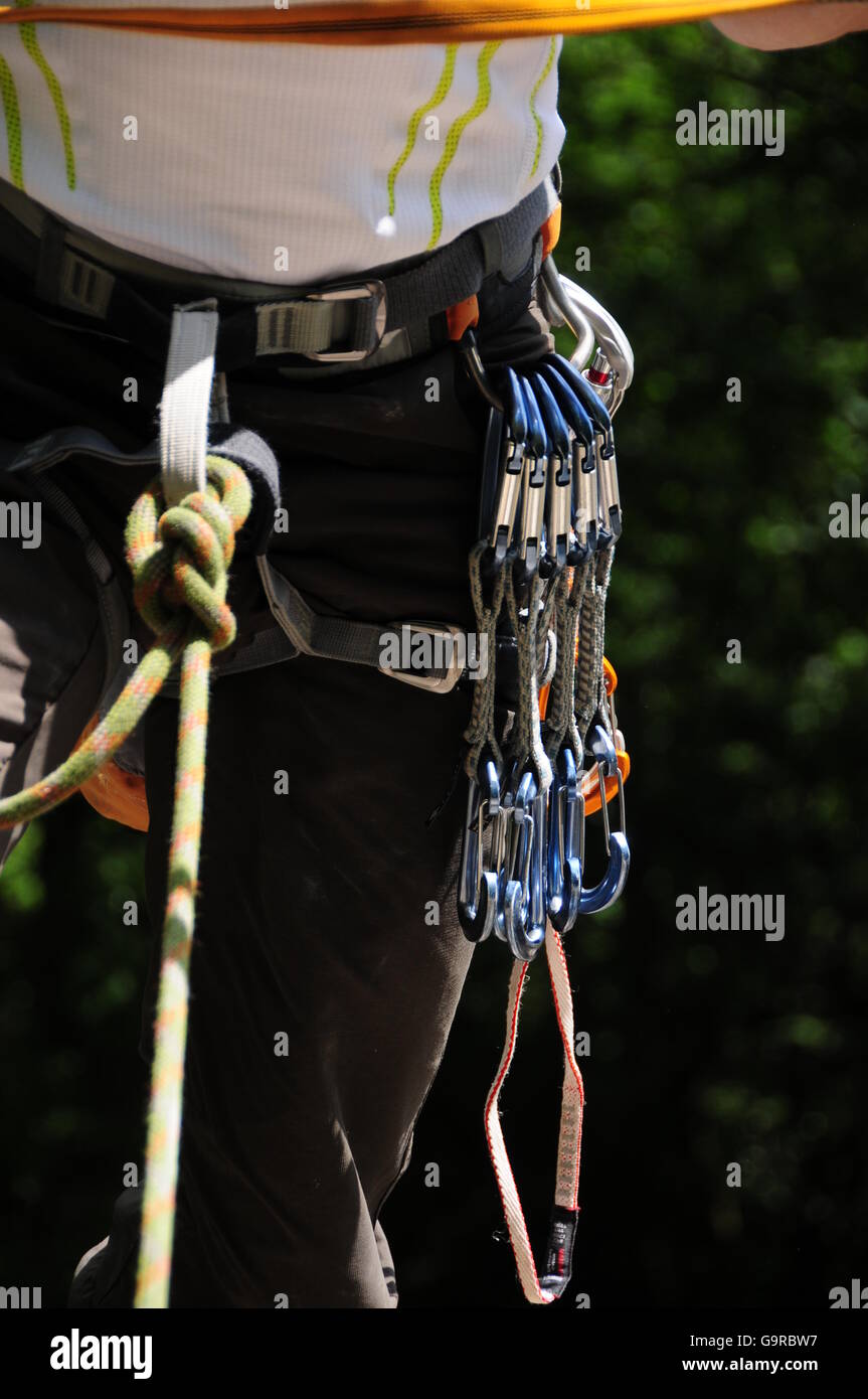 Climbing Equipment, quickdraw, quickdraws, climbing harness, sling