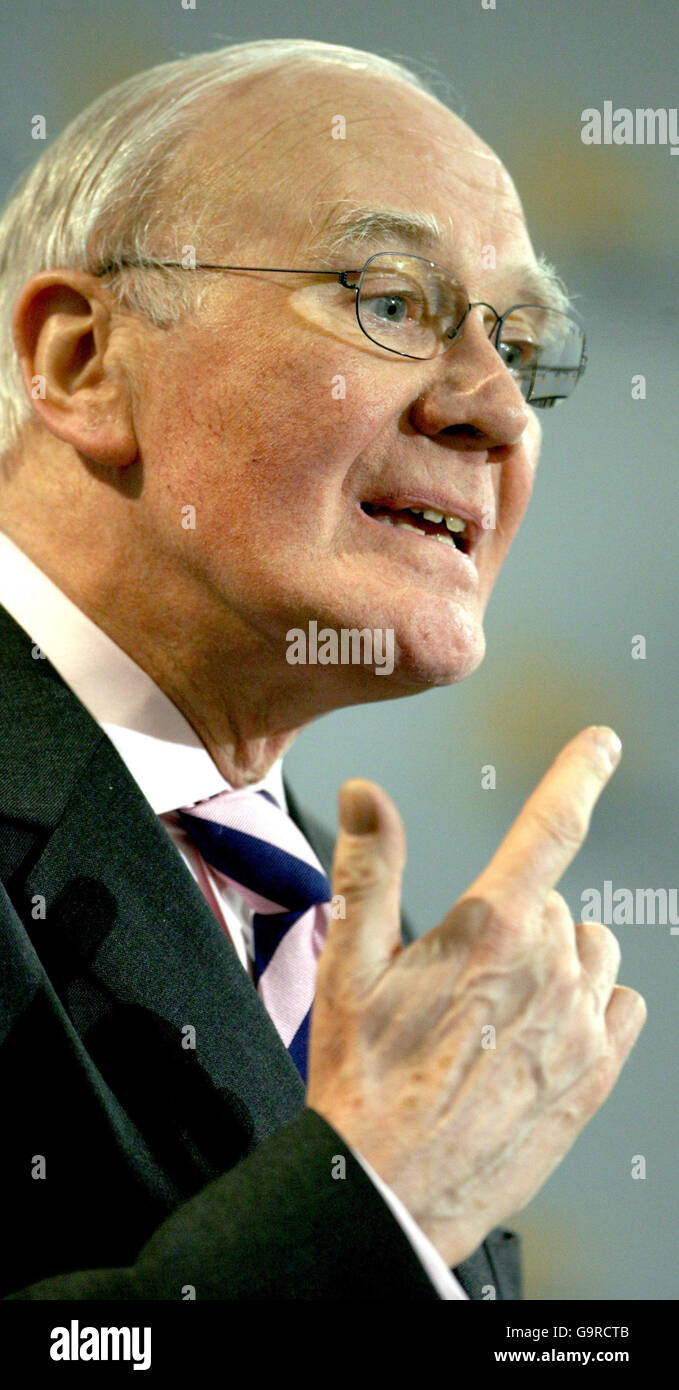 Lib Dem leader at Welsh spring conference Stock Photo Alamy
