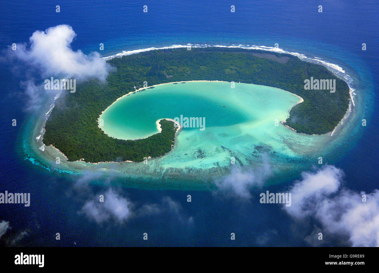 Atoll of Maldives, Maldives Stock Photo