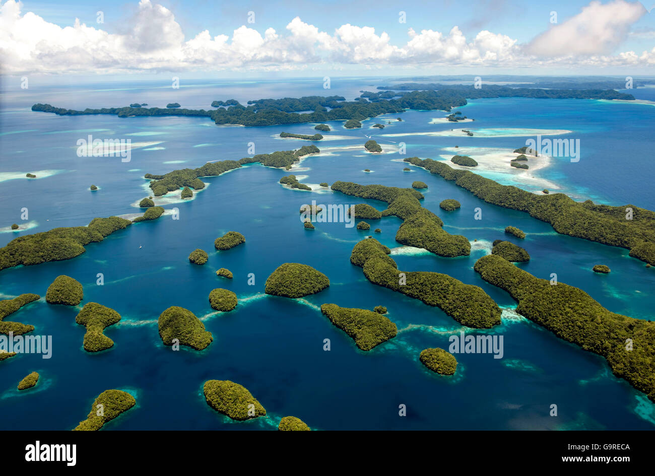 1000 islands, Palau, Micronesia, Bismarck Archipelago Stock Photo