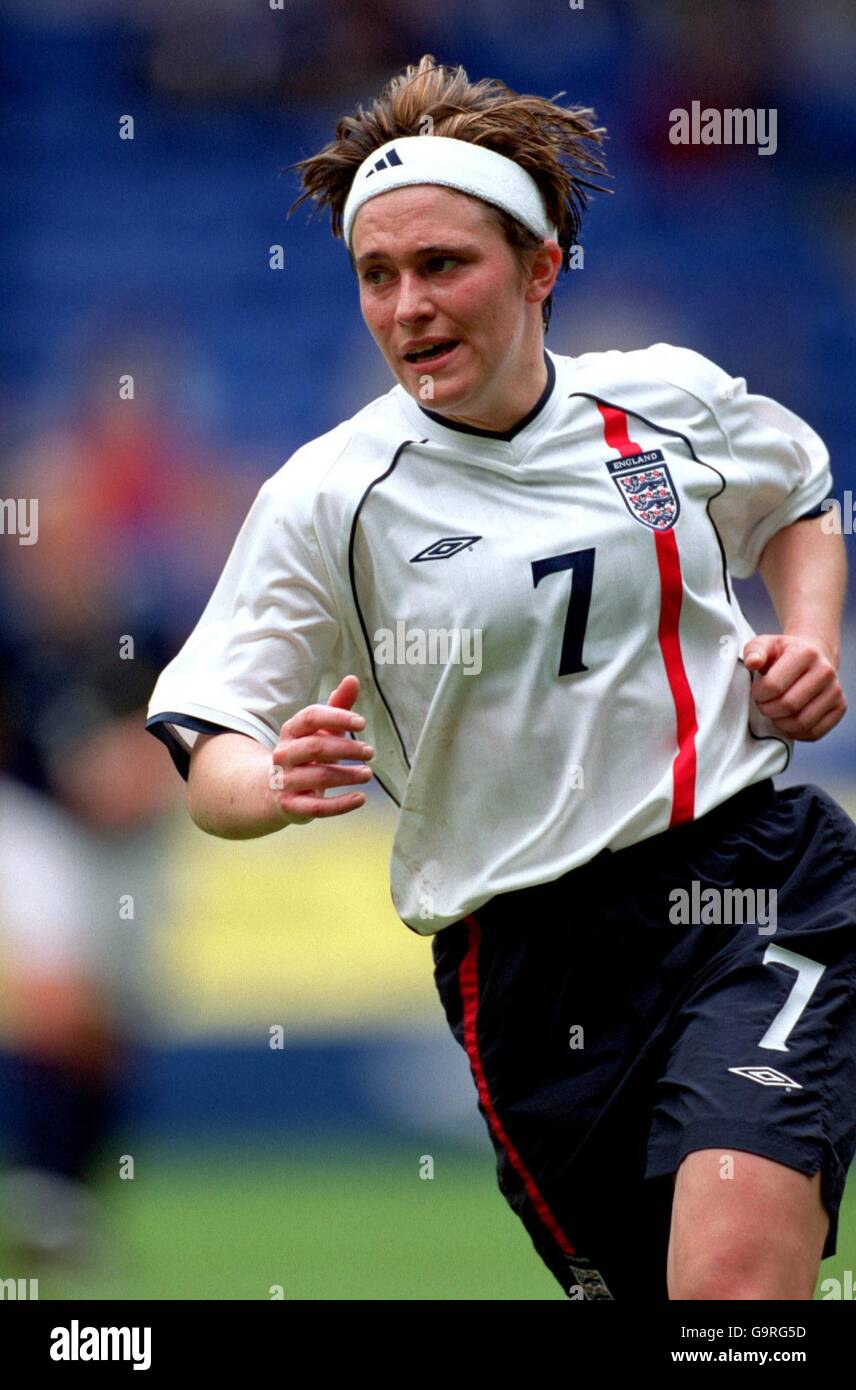 Women's Soccer International Friendly England v Scotland Stock