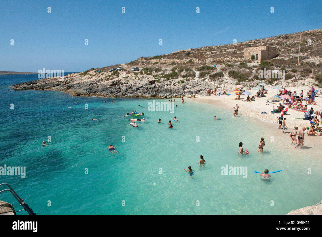 Hondoq Bay, Gozo, Malta Stock Photo