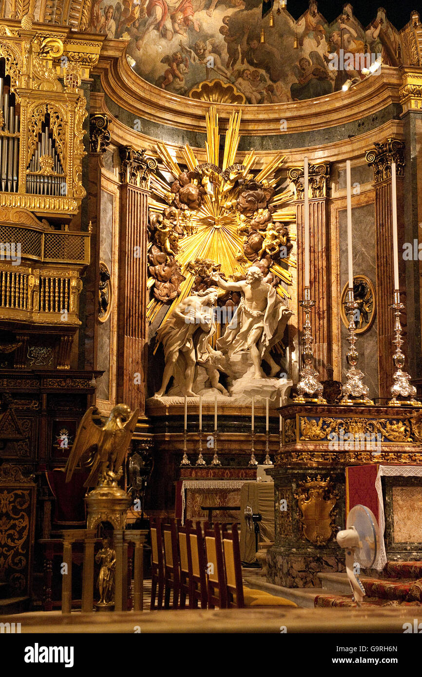 Apsis, St. John's Co Cathedral, La Valletta, Malta / il-Belt Valetta Stock Photo