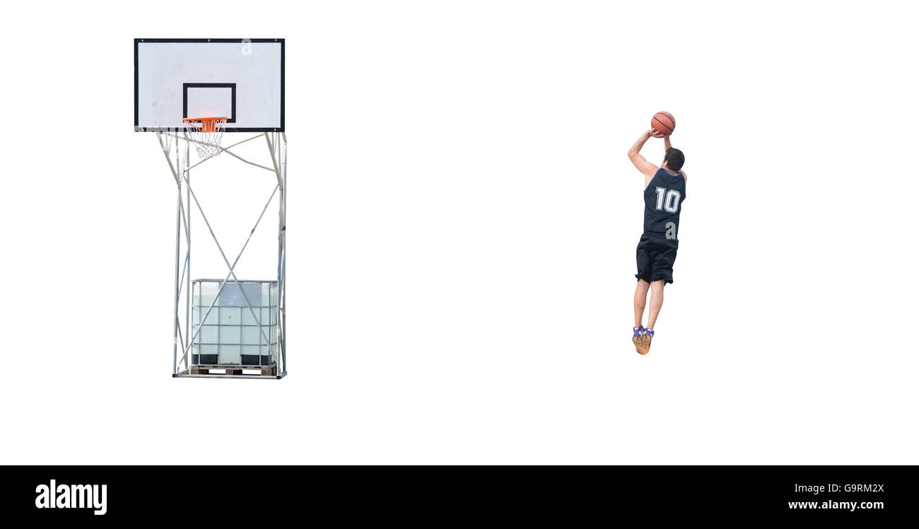 a basketball player shooting Stock Photo - Alamy