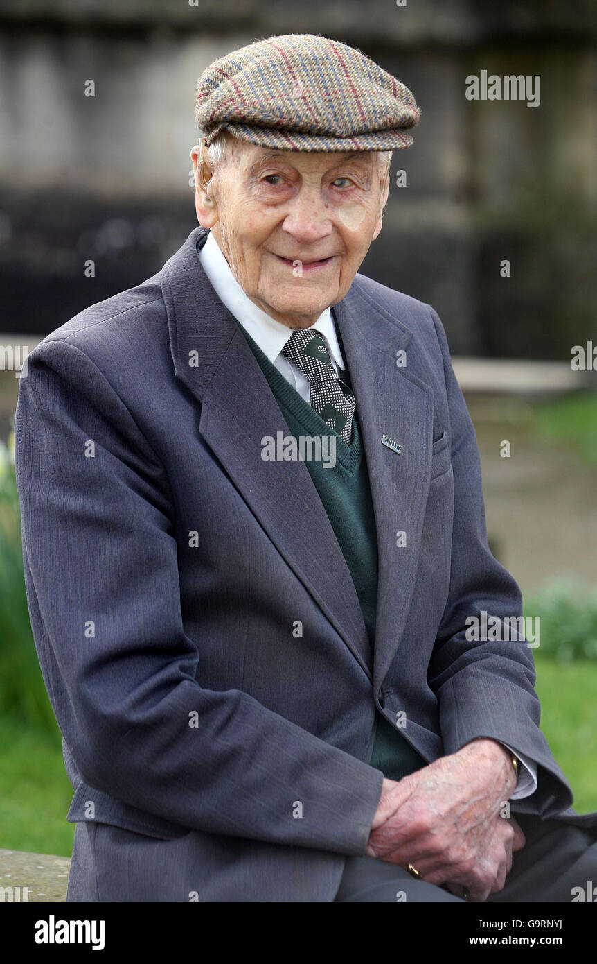 Bell-ringer to celebrate 100th birthday Stock Photo - Alamy