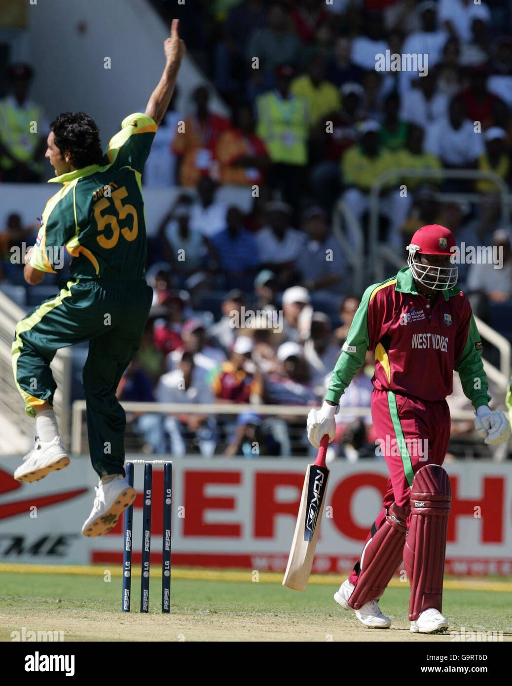 Cricket Icc Cricket World Cup 2007 West Indies V Pakistan Jamaica Stock Photo Alamy