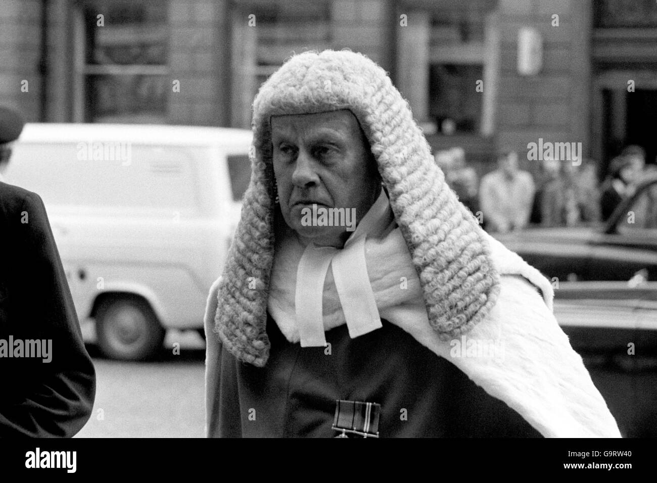 CHIEF JUSTICES OF ENGLAND. Mr Justice Mais. Stock Photo