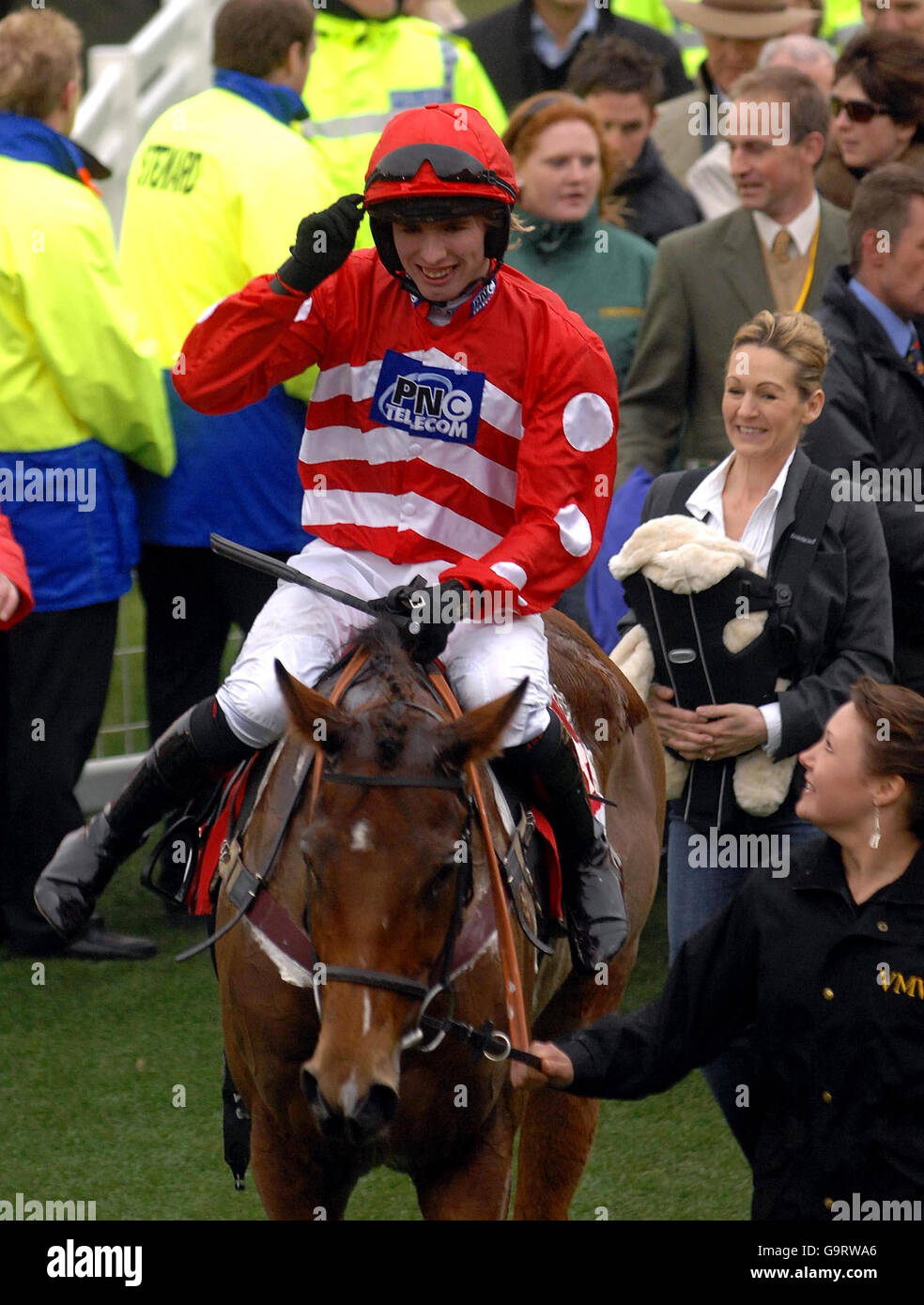 Full length happy winner success smiling whip rider mangsn hi-res stock ...