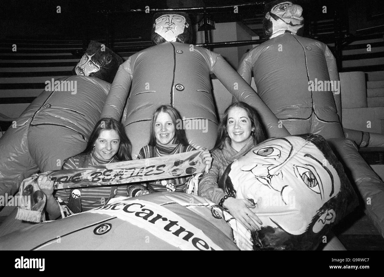 Music - Beatlemania is Alive and Swelling - 1976 Stock Photo