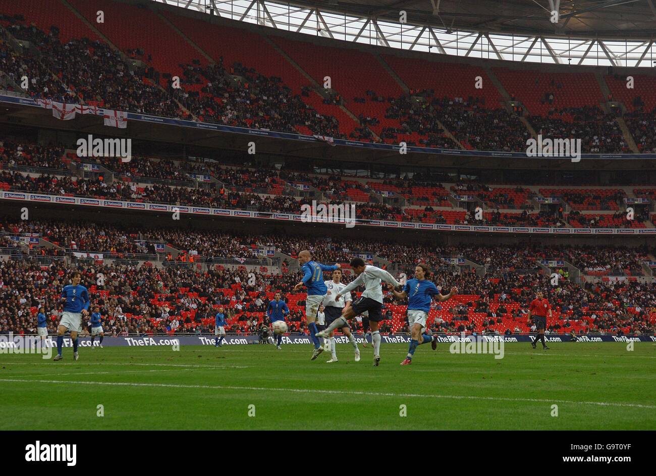 Soccer under 21 international friendly england v italy wembley stadium