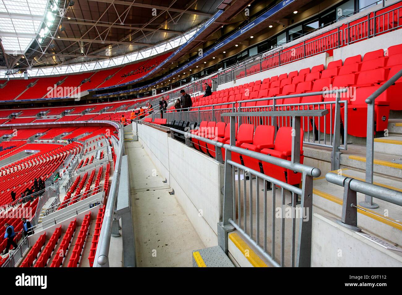 Yahoo Sports — The view from the Royal Box at Wembley Stadium.