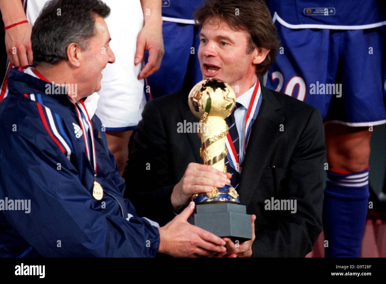 Soccer confederations cup final france v japan hi-res stock