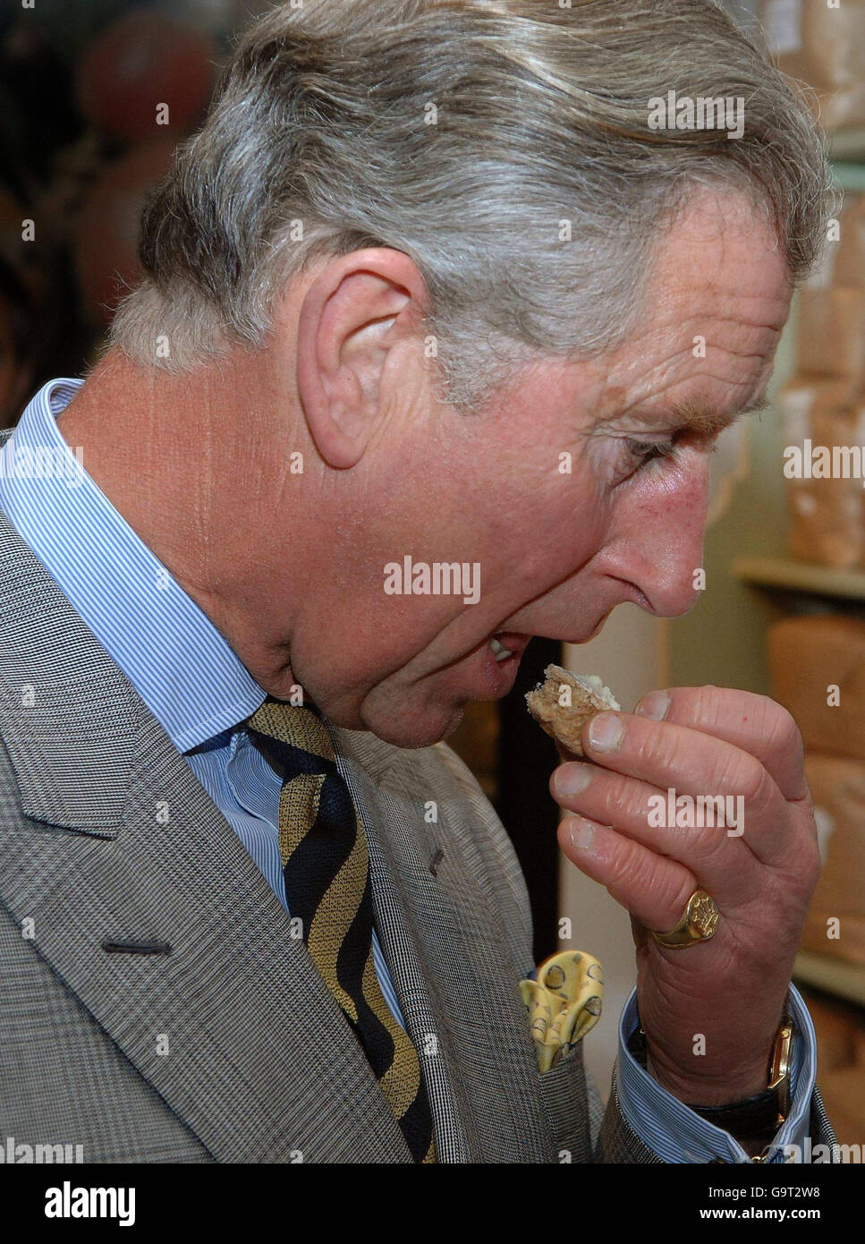 Prince Charles visits Norfolk Stock Photo