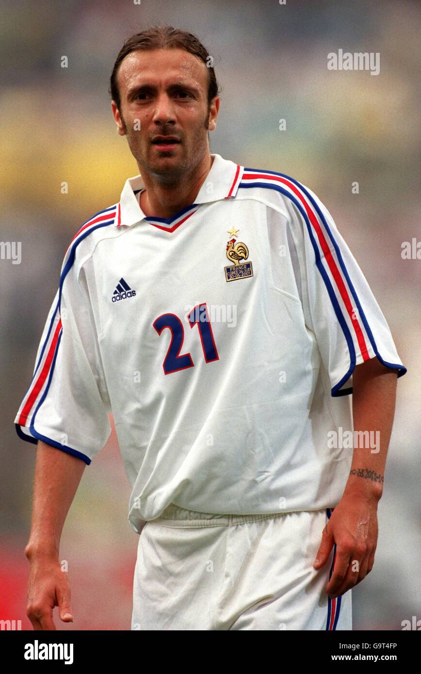 Soccer - FIFA Confederations Cup - Group A - France v Korea Republic. Christophe Dugarry, France Stock Photo