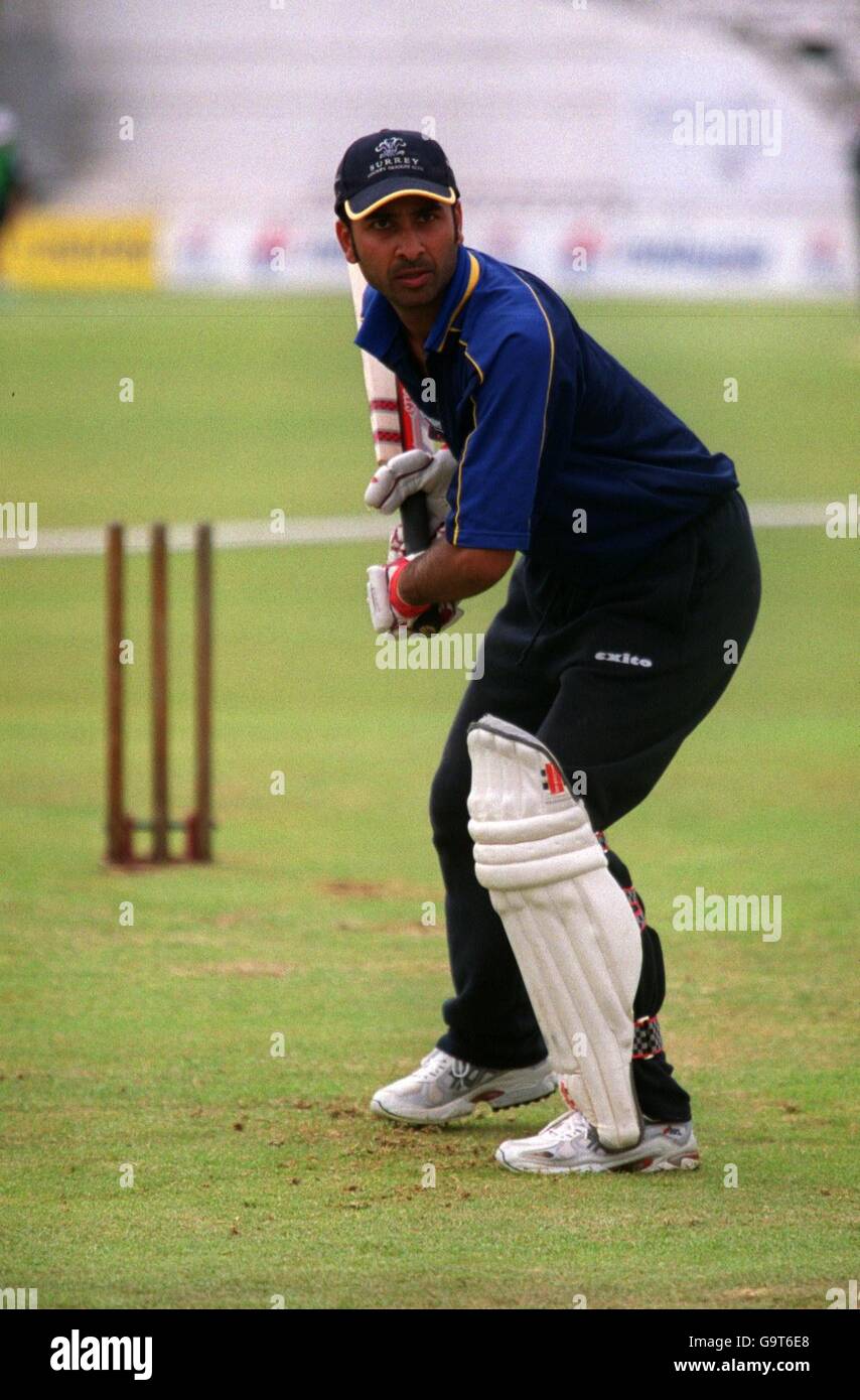 Cricket - CricInfo County Championship Division One - Surrey v Somerset - Nets. Nadeem Shahid, Surrey Stock Photo
