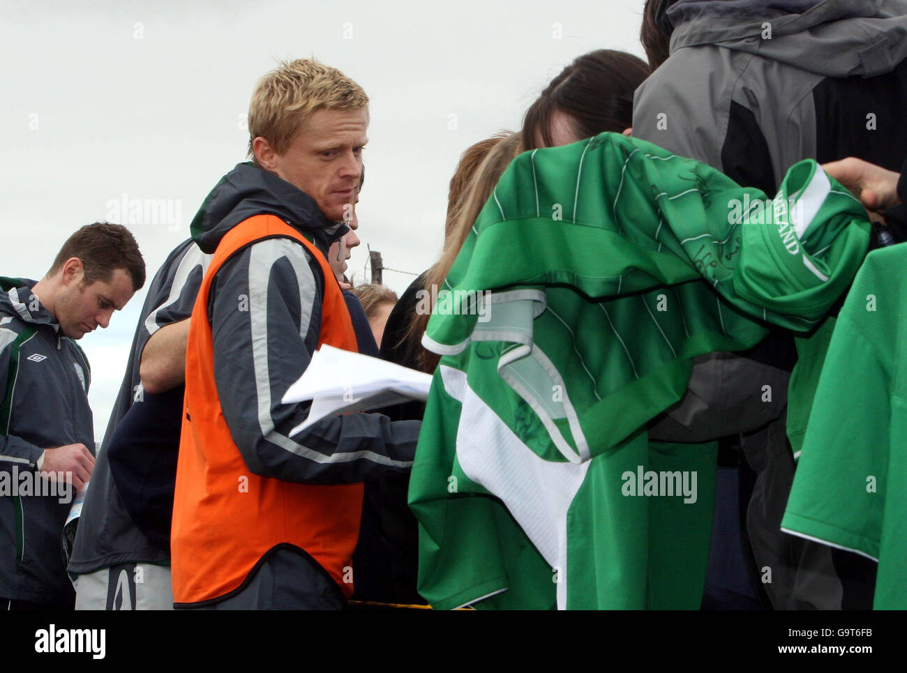 Soccer - Euro 2008 Qualifier - Republic of Ireland - Training session ...