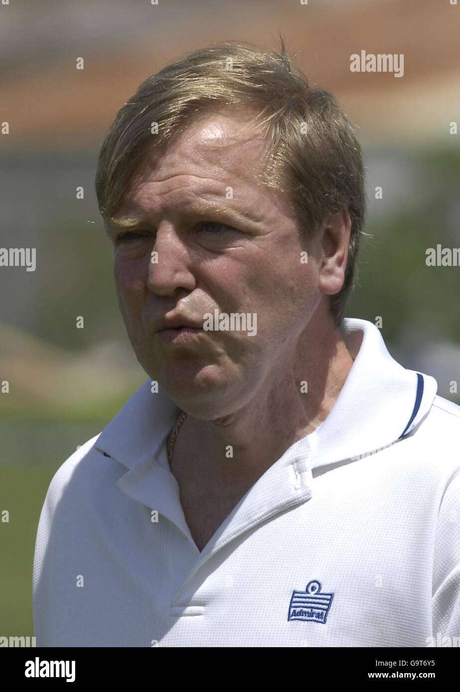 Cricket ICC Cricket World Cup 2007 England Net Practice Stock Photo