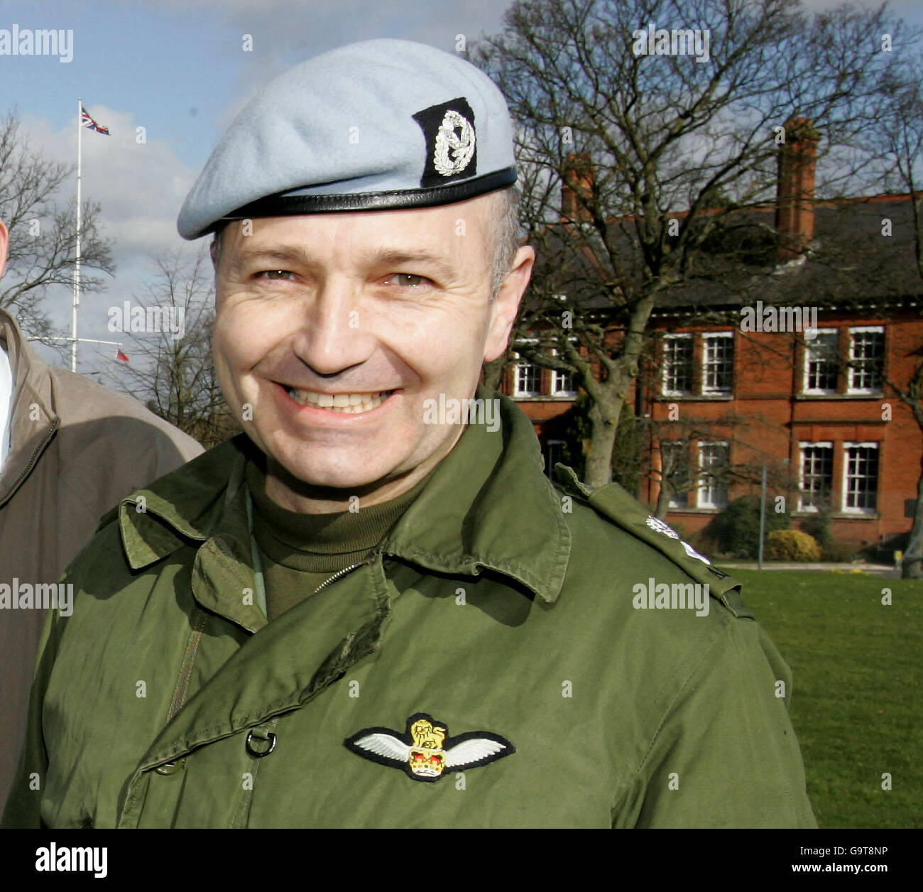 Lt Col Mike Cubbin commander of 2nd Regiment Army Air Corps 4th Division HQ, Aldershot. Surrey. Stock Photo