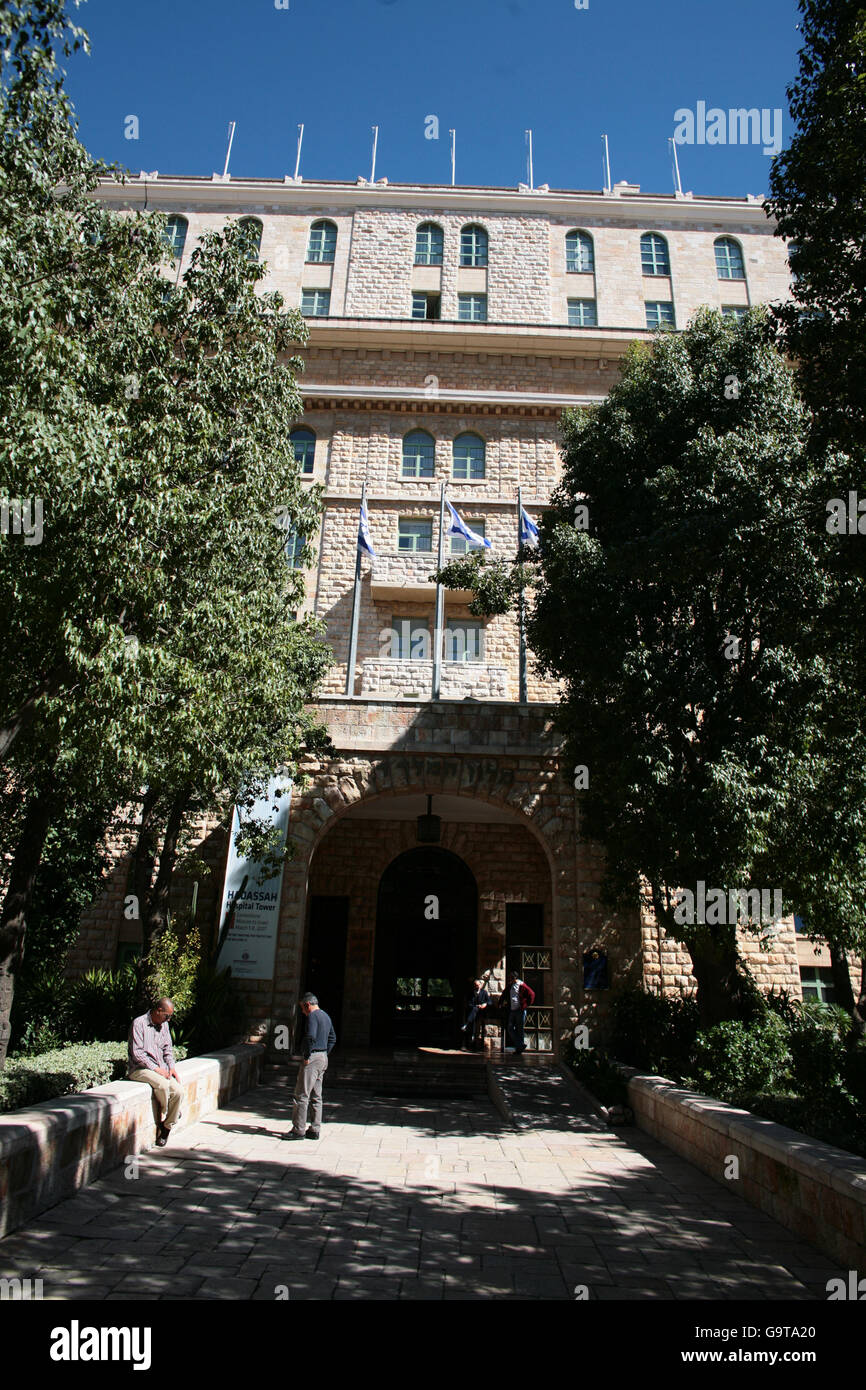 Mid East travel pictures. The King David Hotel in Jerusalem. Stock Photo