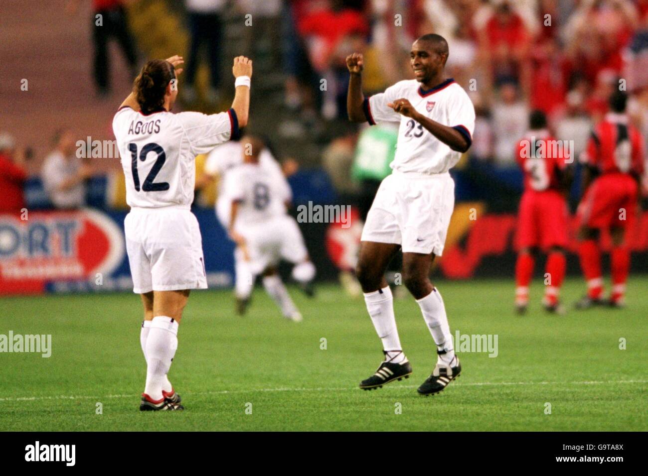 Soccer - World Cup 2002 Qualifier - CONCACAF Section - Final Group - USA v Trinidad and Tobago Stock Photo