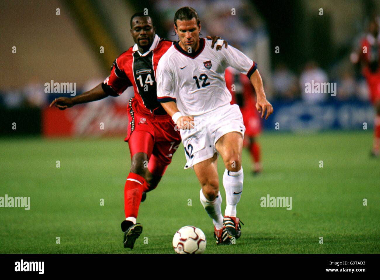 Soccer - World Cup 2002 Qualifier - CONCACAF Section - Final Group - USA v Trinidad and Tobago Stock Photo