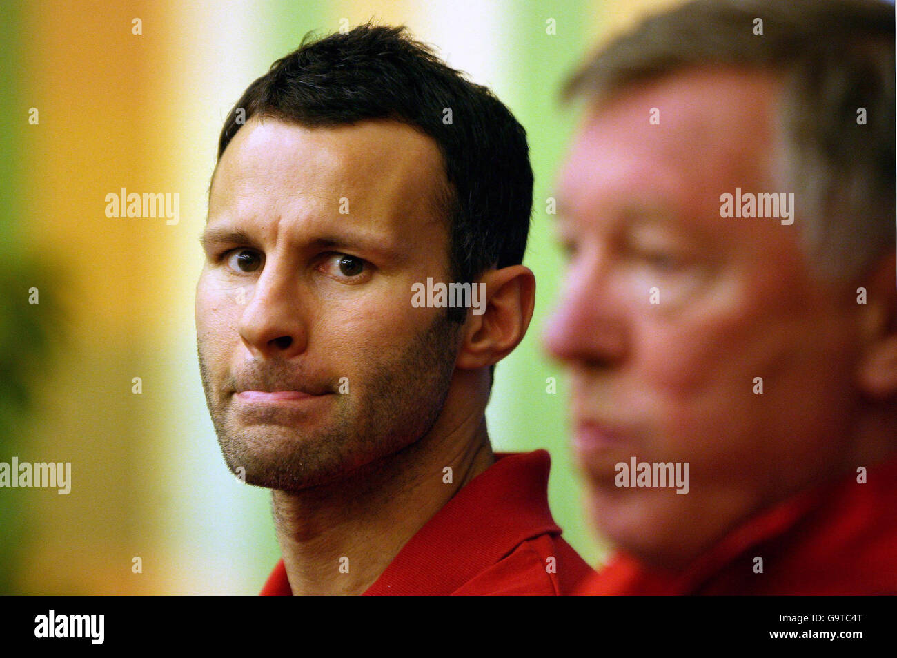 Soccer - UEFA Champions League - Roma v Manchester United - Manchester United Press Conference and Training - Rome Stock Photo